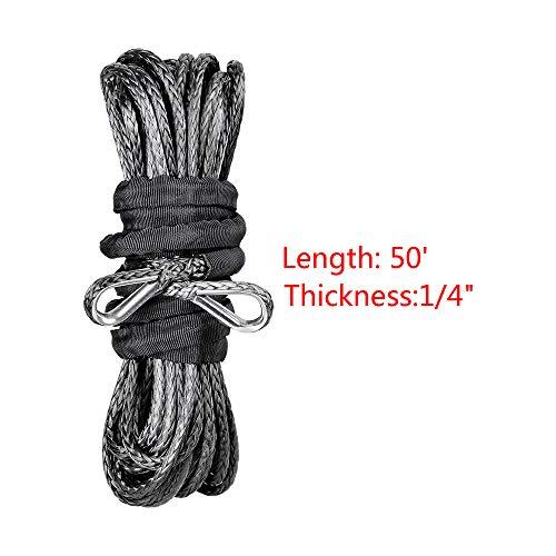 LeeMas Black 50 ft 1/4