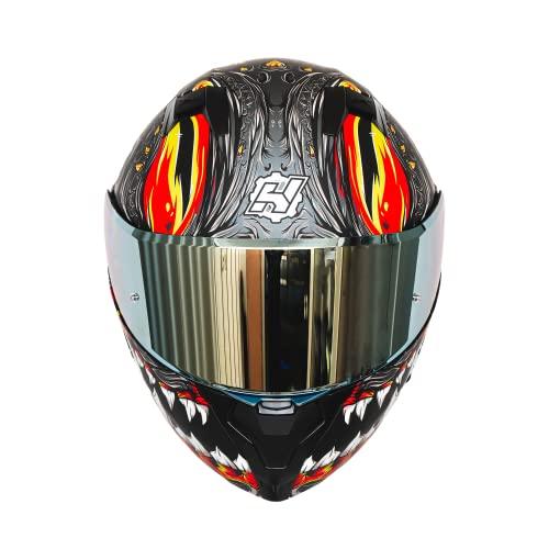 [即日発送] HAX AmatistaモジュラーフリップアップデュアルバイザーモーターサイクルヘルメットDOT ECE認定 (ミュータントグレーXXL) 【AAA8346670143】(30219円)