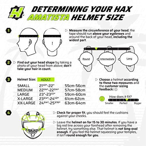 [即日発送] HAX AmatistaモジュラーフリップアップデュアルバイザーモーターサイクルヘルメットDOT ECE認定 (ミュータントグレーXXL) 【AAA8346670143】(30219円)