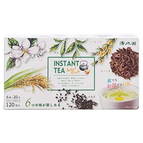 清水園 インスタント茶 セレクトパック (6種×30袋) 120袋 粉末