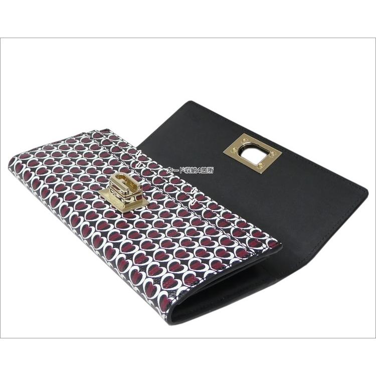 フルラ FURLA 1927 長財布 レザー  レディース バイフォールド ウォレット PCV0 W42 O85 1049191 XL BI-FOLD NERO+CHALK ブラック ハート