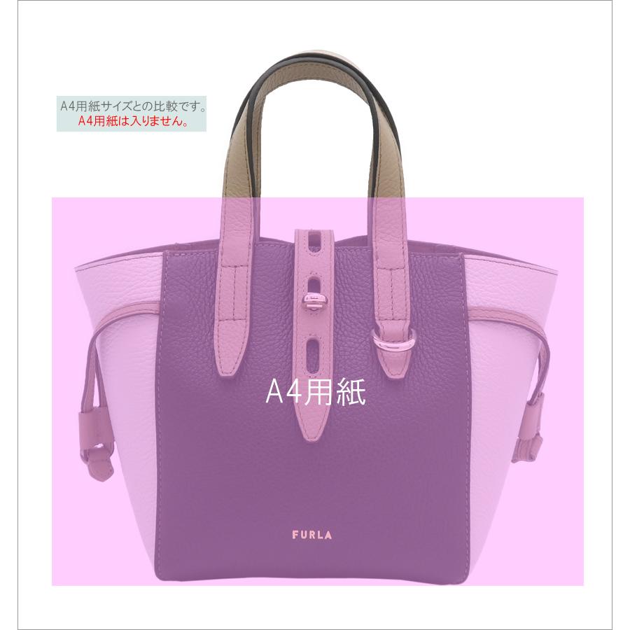 FURLA フルラ NET トート ミニ NERO+MARSHMALLOW+GREIGE FURLA フルラ NET トート ミニ NERO+MARSHMALLOW+GREIGE