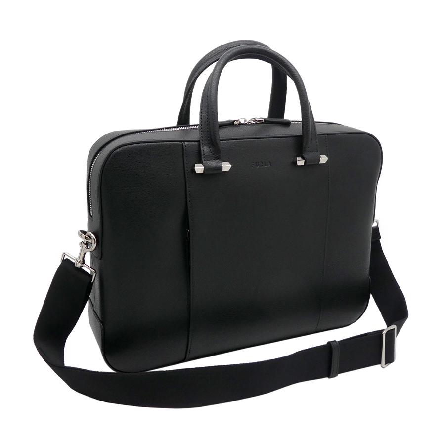 FURLA レザー ブリーフケース FURLA（フルラ） Furla Man Zefiro ブリーフケース L NERO ブラック