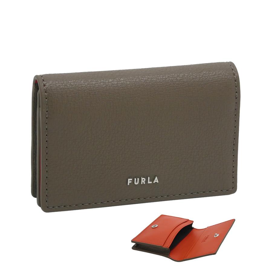 FURLA フルラ Furla Man Project カードケース S MOKA+TANGERINE
