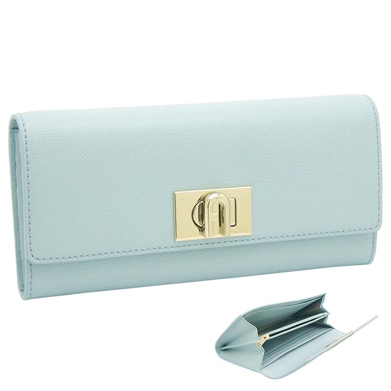 FURLA（フルラ） Furla 1927 長財布 XL LAGUNA ライトブルー 