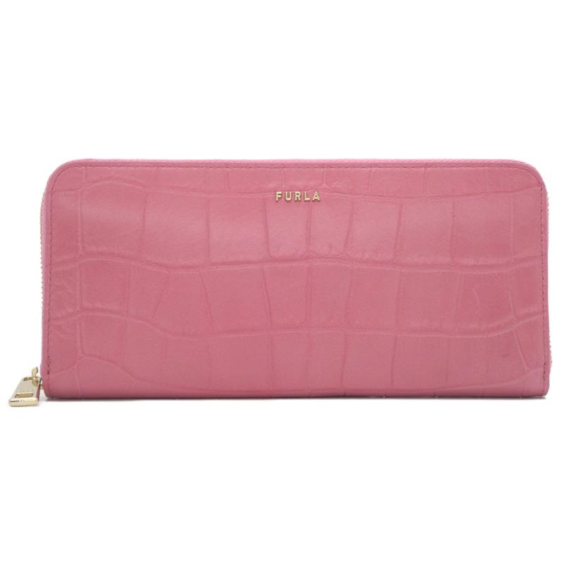 フルラ FURLA BABYLON ジップアラウンド Xl NINFEA ピンク 