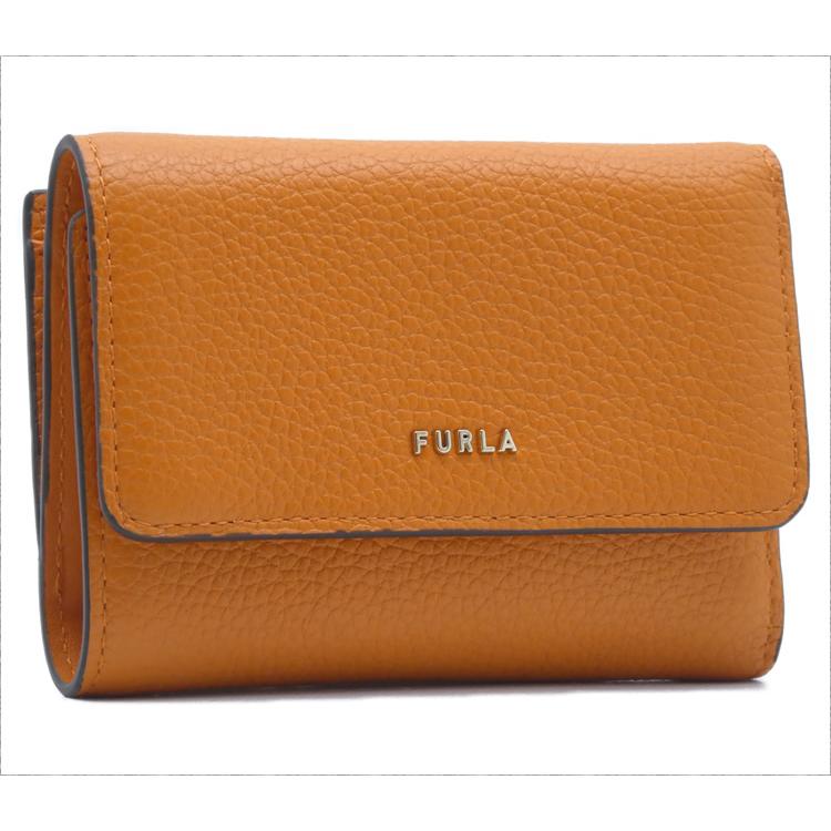 FURLA フルラ BABYLON コンパクト財布 S Mandarin オレンジ  