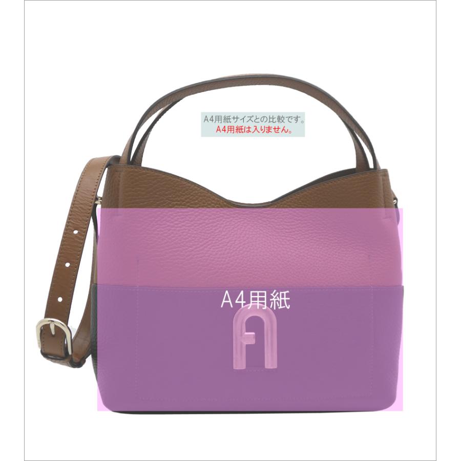 FURLA フルラ PRIMULAショルダーバッグ S NERO+COGNAC h FURLA フルラ PRIMULAショルダーバッグ S NERO+COGNAC h