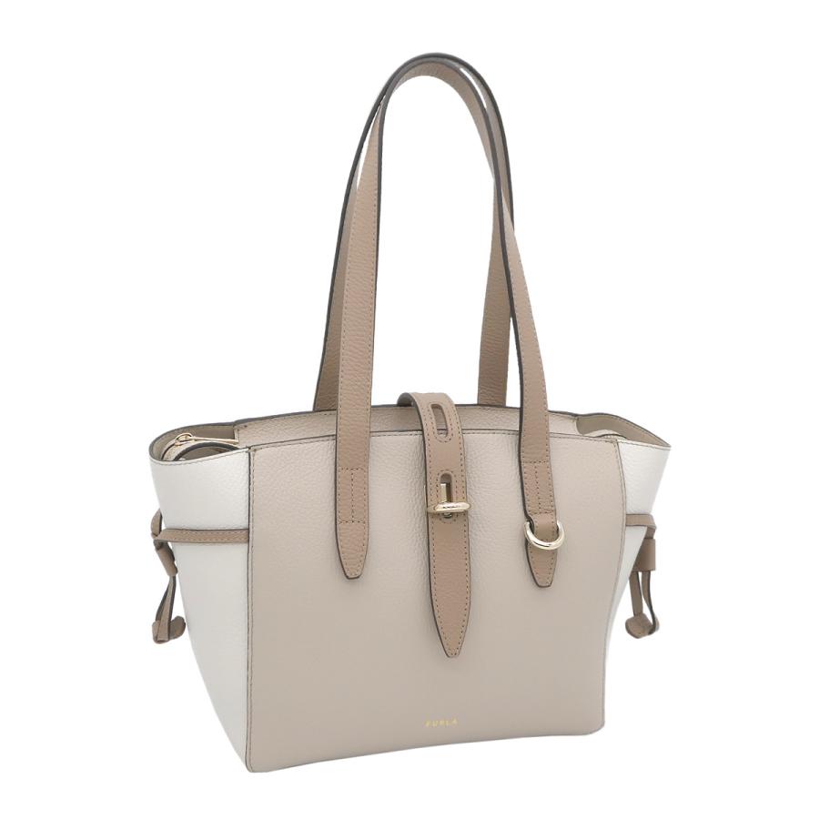 FURLA フルラ NET トートバッグ S FULLMOON+MARSHMALLOW+GREIGE FURLA フルラ NET トートバッグ S FULLMOON+MARSHMALLOW+GREIGE