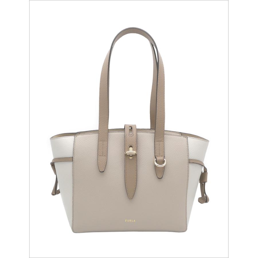 FURLA フルラ NET トートバッグ S FULLMOON+MARSHMALLOW+GREIGE FURLA フルラ NET トートバッグ S FULLMOON+MARSHMALLOW+GREIGE