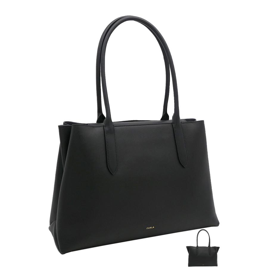 FURLA（フルラ） Furla Meridiana トートバッグ L nero+nero int