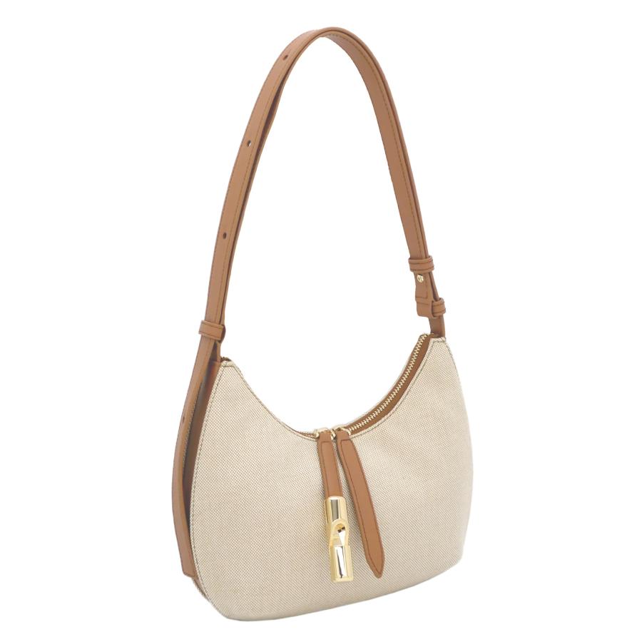 FURLA（フルラ） Furla Goccia ショルダーバッグ S NATURALE+BRANDY 