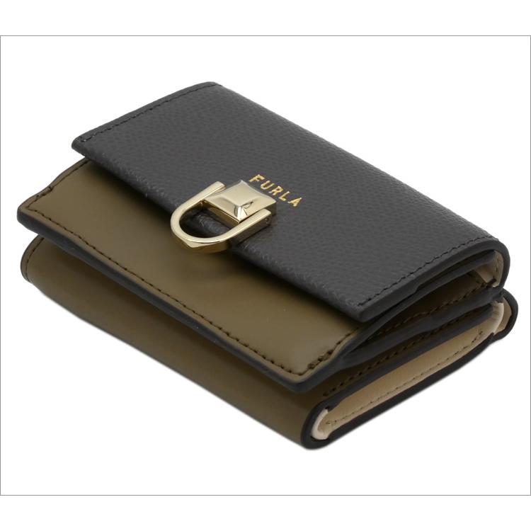 FURLA フルラ MISS MIMI' コンパクト財布 S ASFALTO g+FANGO