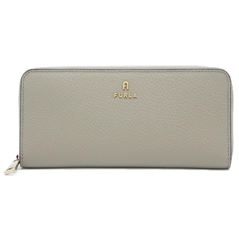 FURLA フルラ CAMELIA ジップアラウンド Xl MARMO c グレー系 