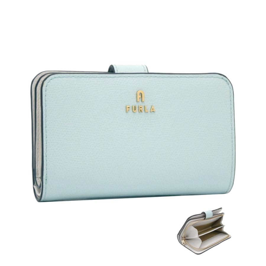 フルラ FURLA CAMELIA コンパクト財布 M MINTY+MARSHMALLOW int