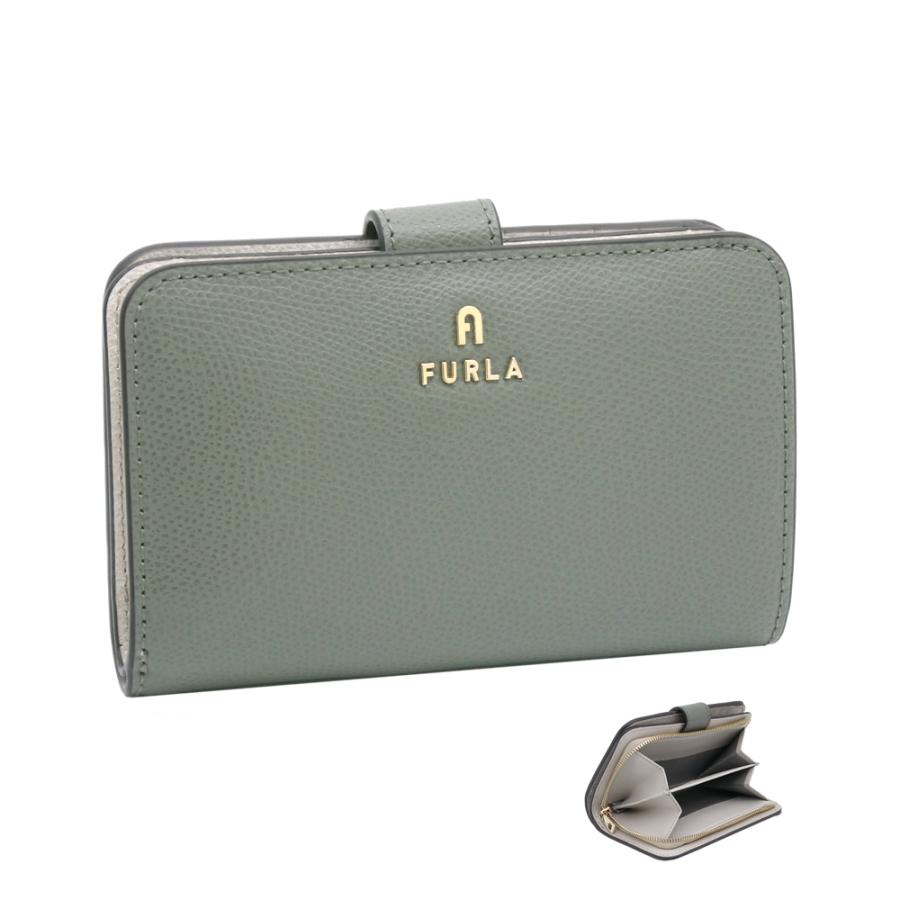 フルラ FURLA CAMELIA コンパクト財布 M CACTUS+PERLA e int 