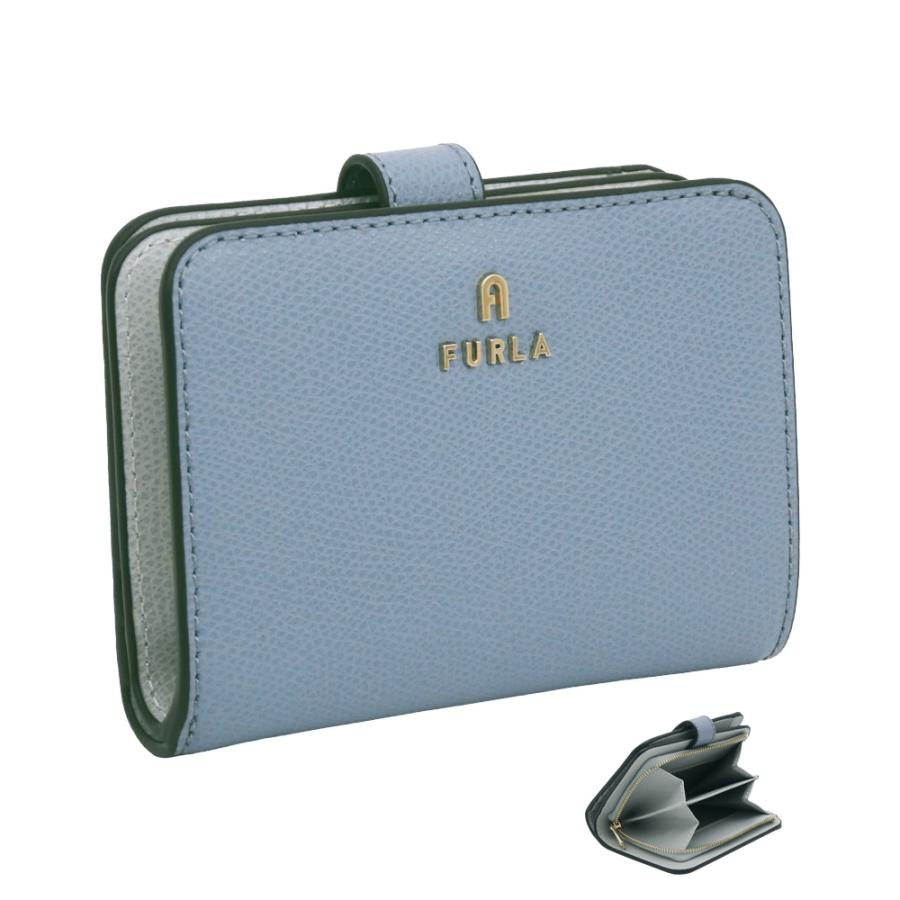 ✨未使用✨ FURLA CAMELIA 二つ折り財布 ライトブルー FURLA（フルラ） Furla Camelia コンパクト財布 S LAGUNA ライトブルー