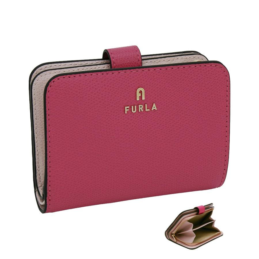 FURLA（フルラ） Furla Camelia コンパクト財布 S VELVET PINK+COROLLA