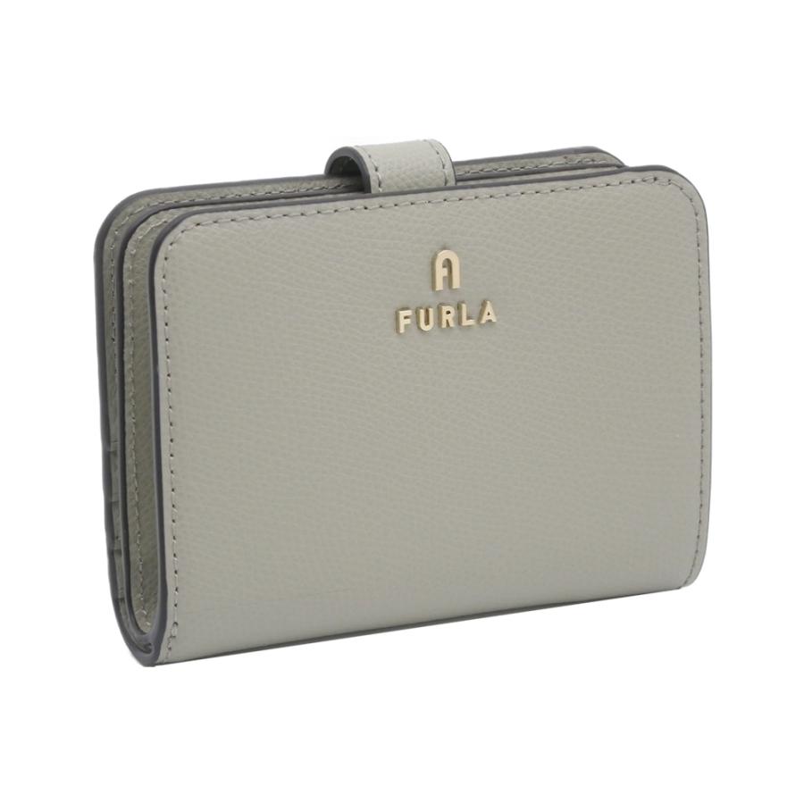 フルラ FURLA CAMELIA コンパクト財布 S MARMO c グレー系