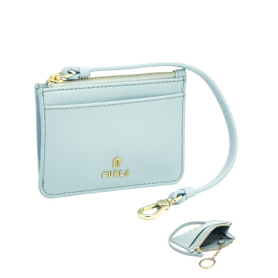 FURLA フルラ Furla Camelia カードケース S LAGUNA ライトブルー 