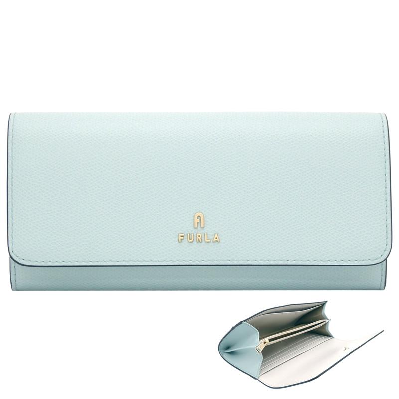 フルラ FURLA CAMELIA 長財布 Xl MINTY+MARSHMALLOW int. ライトブルー