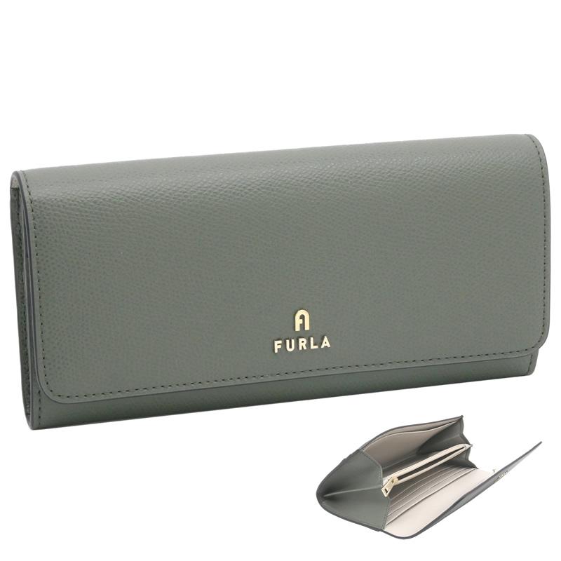 FURLA フルラ CAMELIA 長財布 Xl CACTUS+PERLA e int. カーキ FURLA フルラ CAMELIA 長財布 Xl CACTUS+PERLA e int. カーキ