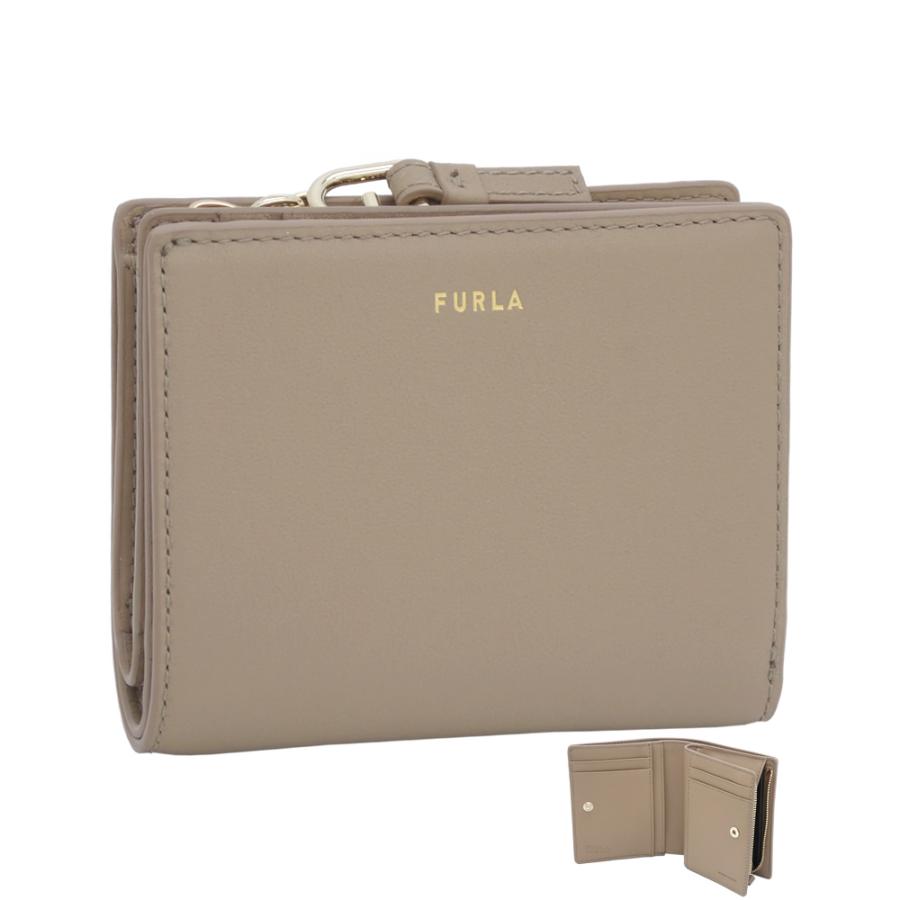 FURLA フルラ Furla Nuvola コンパクト財布 S GREIGE グレージュ FURLA フルラ Furla Nuvola コンパクト財布 S GREIGE グレージュ