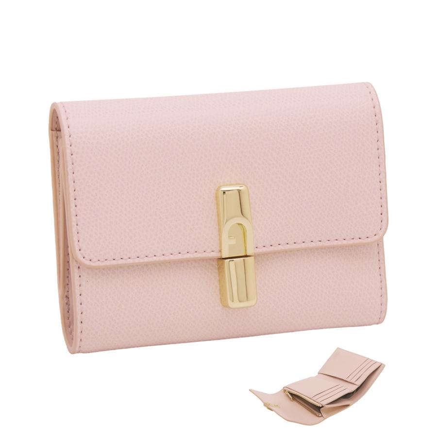 FURLA（フルラ） FURLA Iride コンパクト財布 S DUSTY PINK ピンク