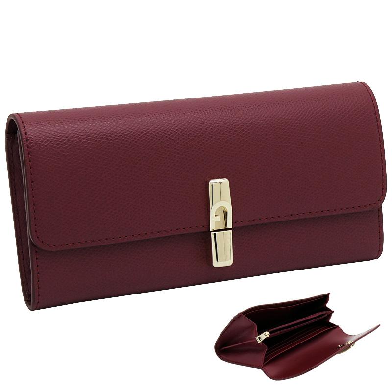 箱付き■本革■大丸購入■ フルラ FURLA 長財布 レッド L字ファスナー　a FURLA（フルラ） Furla FURLA 長財布 レザー レッド ゴールド金具