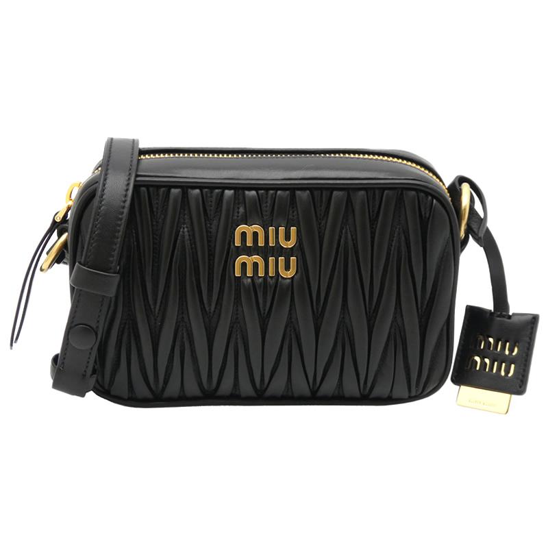miu ミュウミュウ MIUMIU マテラッセレザー ショルダーバッグ miu ミュウミュウ MIUMIU マテラッセレザー ショルダーバッグ