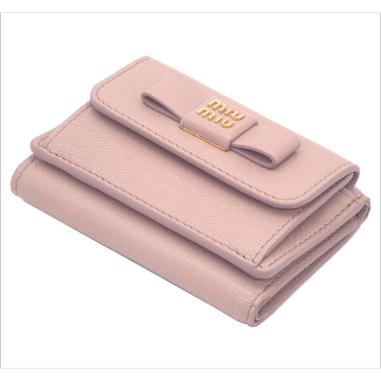 人気 miu miu ミュウミュウ マドラス フィオッコ 三つ折り財布 ピンク 楽天市場】ミュウミュウ 3つ折り財布 MIU MIU マドラス