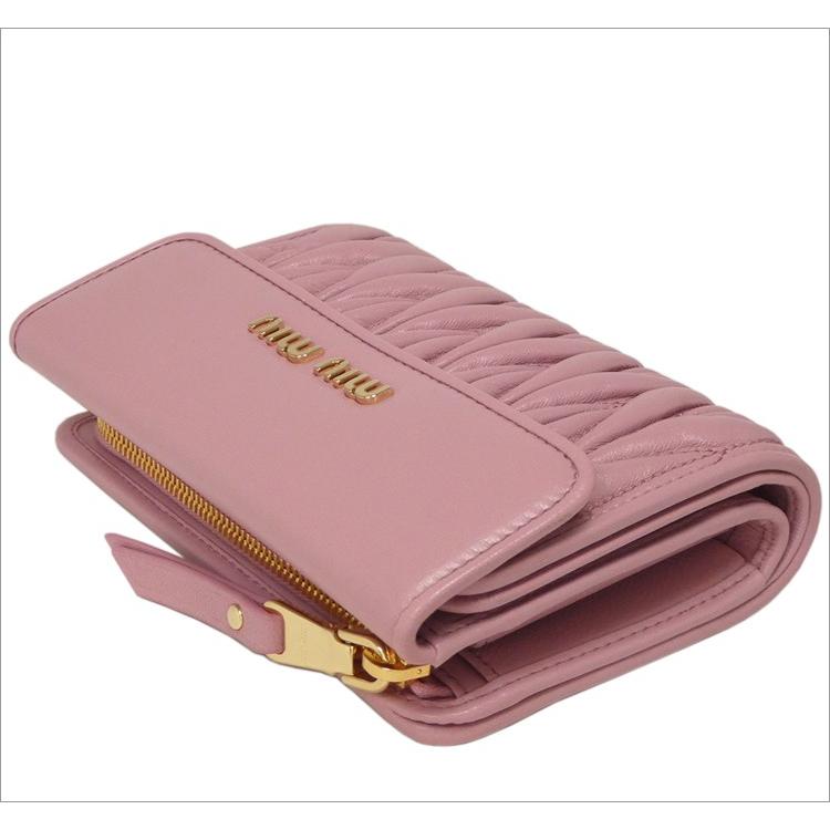 miu ミュウミュウ マテラッセ レザー 財布 MIU 5ML225_N88_F0028 miu ミュウミュウ マテラッセ レザー 財布 MIU 5ML225_N88_F0028
