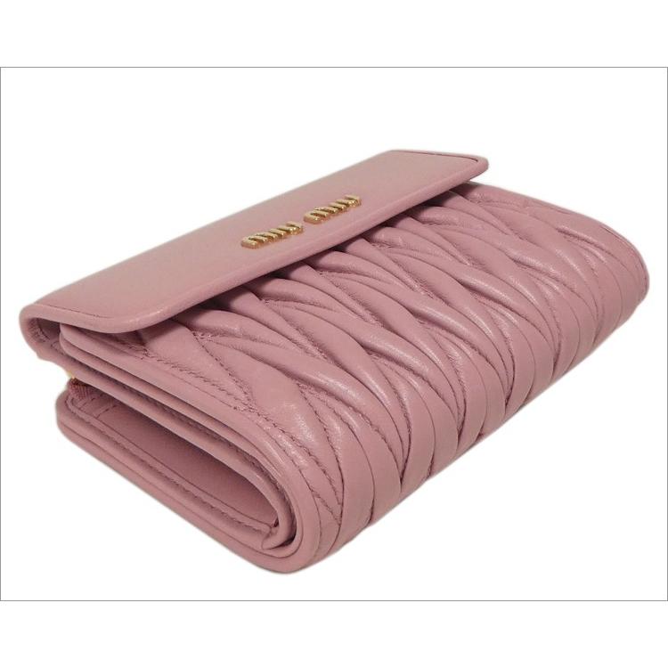 miu ミュウミュウ マテラッセ レザー 財布 MIU 5ML225_N88_F0028 miu ミュウミュウ マテラッセ レザー 財布 MIU 5ML225_N88_F0028