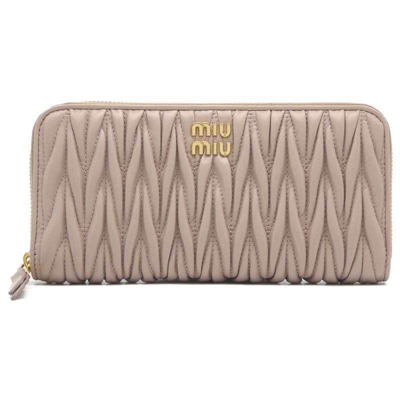 miu ミュウミュウ MIU マテラッセレザー 財布 ウォーターリリー miu ミュウミュウ MIU マテラッセレザー 財布 ウォーターリリー