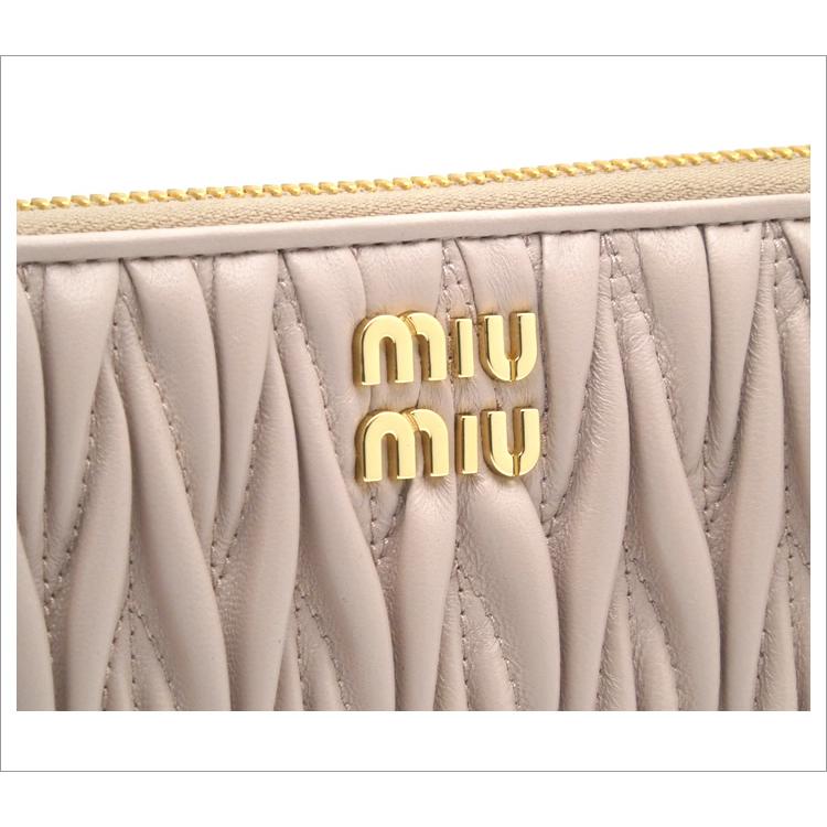 miu ミュウミュウ MIU マテラッセレザー 財布 ウォーターリリー miu ミュウミュウ MIU マテラッセレザー 財布 ウォーターリリー