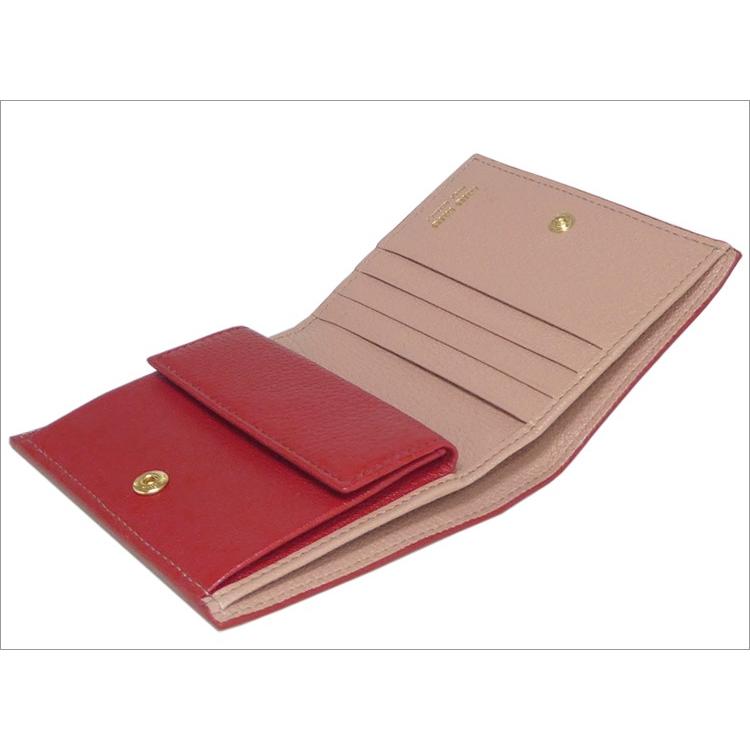 miu ミュウミュウ 二つ折 財布 マドラス レザー ハート MIU miu ミュウミュウ 二つ折 財布 マドラス レザー ハート MIU