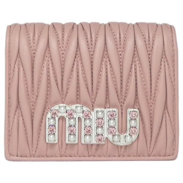 ミュウミュウ Miumiu マテラッセ ピンククリスタル パール 財布 シープレザー オーキッドピンク Miu Miu 5mv4 2bsq F0ygu Matelasse Miu Crystal 19春夏新作 Miumiu 5mv4 Mate Miu C Orchi V セレクトショップ ソルフェージ 通販 Yahoo ショッピング