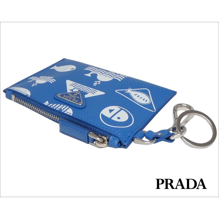 PRADA プラダ サフィアーノ レザー キーホルダー コインケース