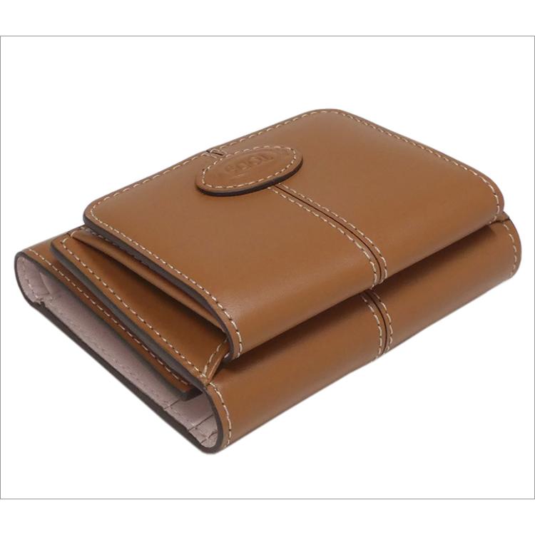 TOD'S（トッズ） tods 三つ折り ミニ 財布 XAWDBBB1000RIIS410 KENIA