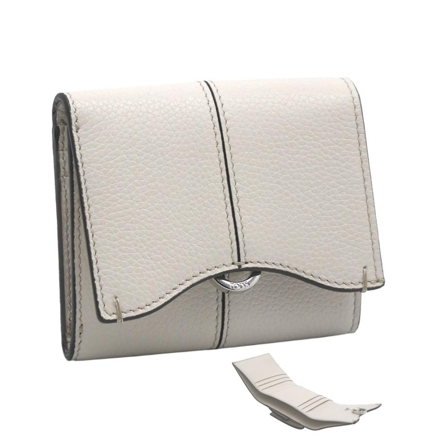 TODS財布 TOD'S トッズ T タイムレス レザー ウォレット