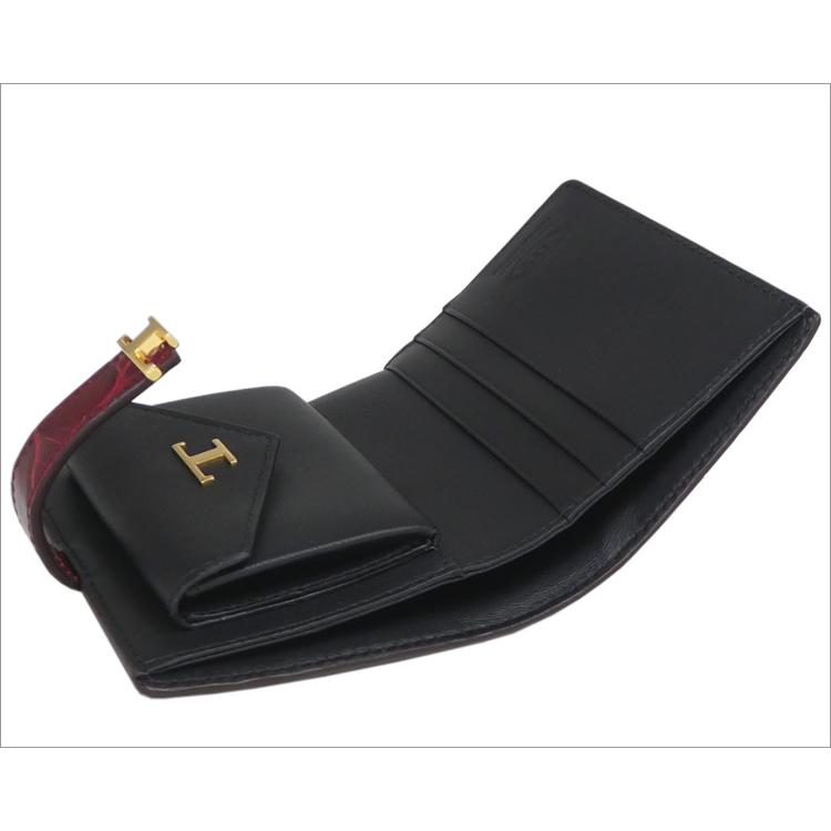 TOD'S（トッズ） tods ミニ レザー ウォレット 二つ折り 財布