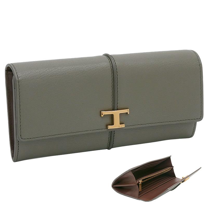 TOD'S トッズ T タイムレス レザー ウォレット TOD'S トッズ T タイムレス レザー ウォレット