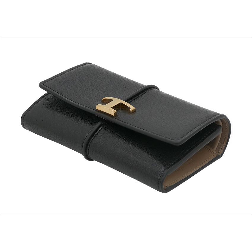 【エレガント】TOD'S『T タイムレス レザー ウォレット』送料込 TOD'S トッズ T タイムレス レザー ウォレット