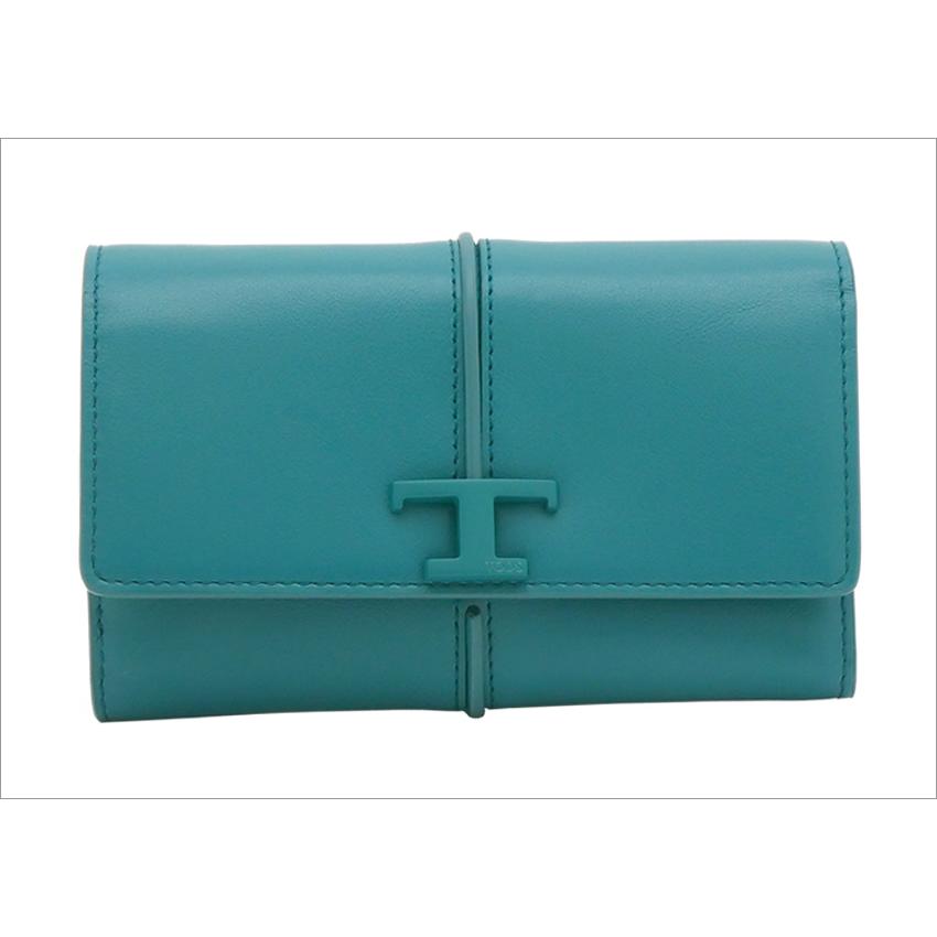 TOD'S トッズ T タイムレス レザー ウォレット TOD'S トッズ T タイムレス レザー ウォレット