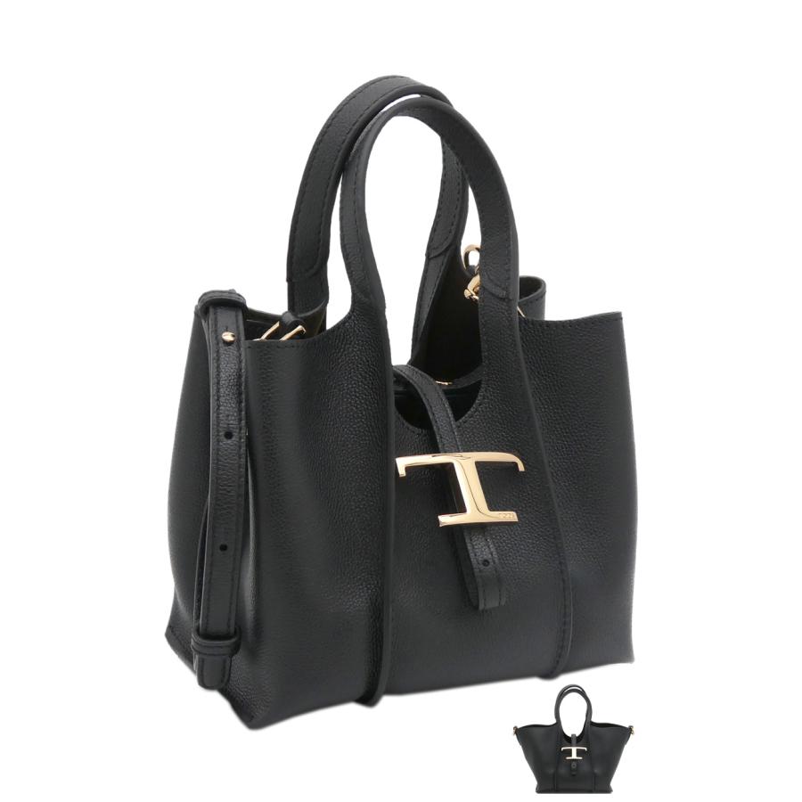 TOD'S トッズ T タイムレス レザー ショッピング バッグ TOD'S トッズ T タイムレス レザー ショッピング バッグ