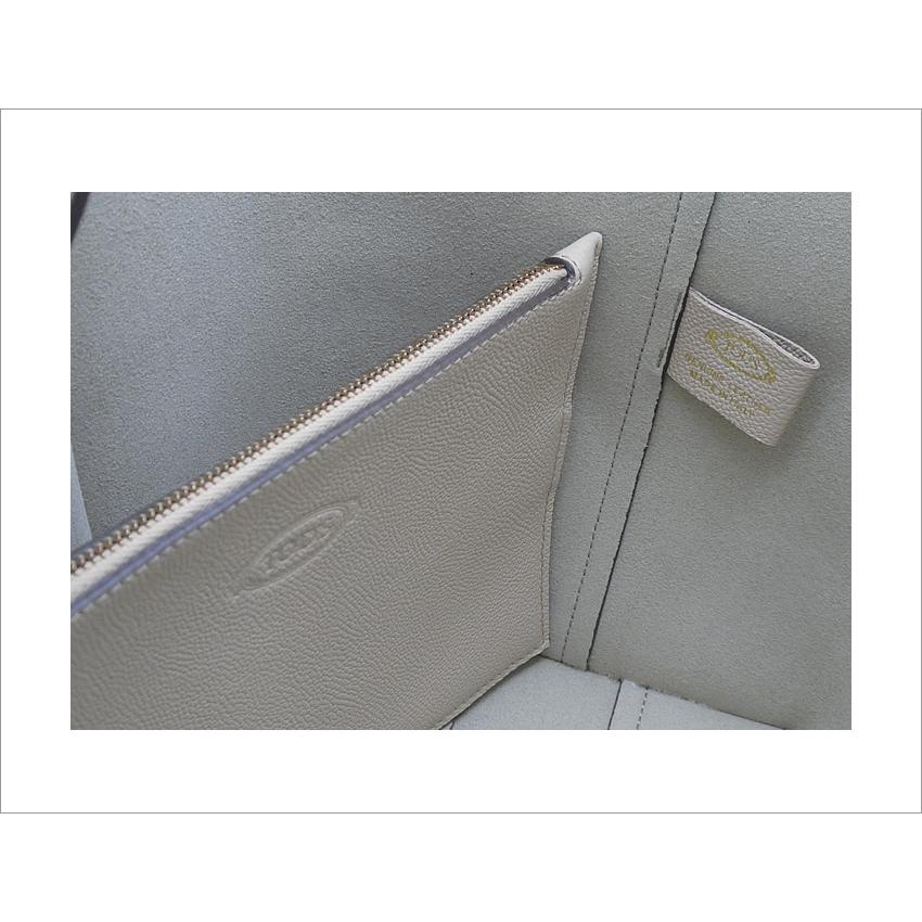 TOD'S トッズ T タイムレス レザー ショッピングバッグ スモール