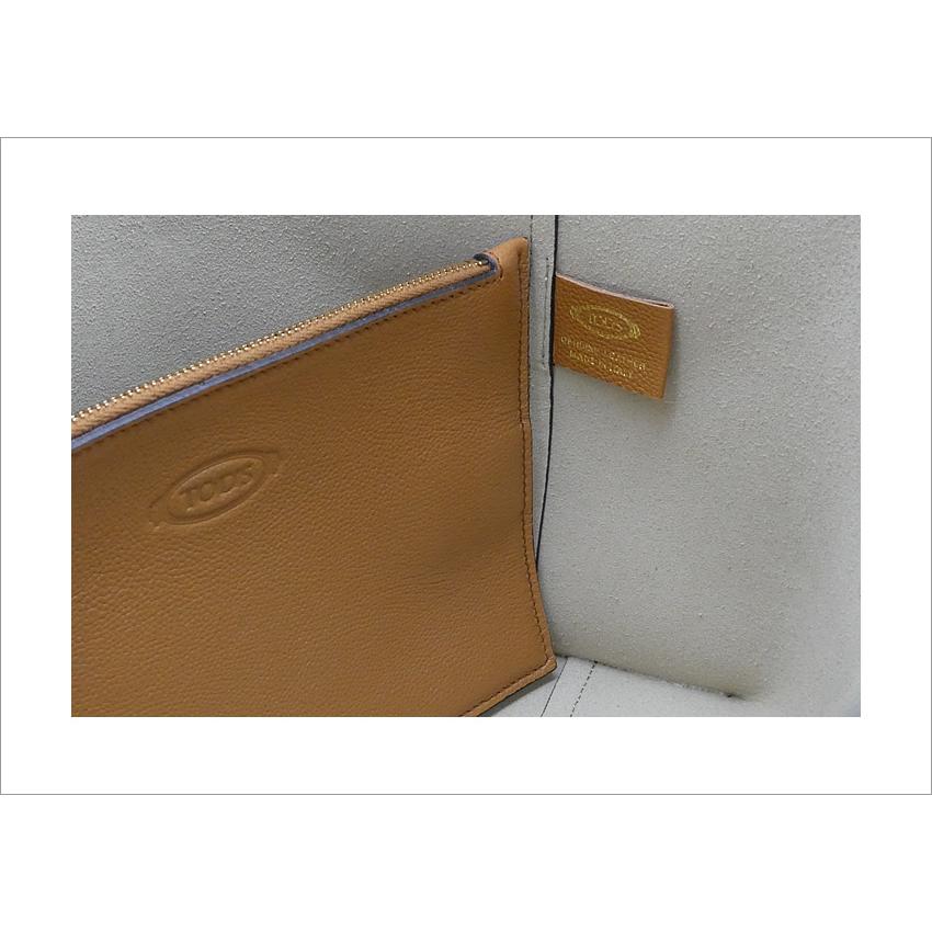 TOD'S トッズ T タイムレス レザー ショッピングバッグ スモール