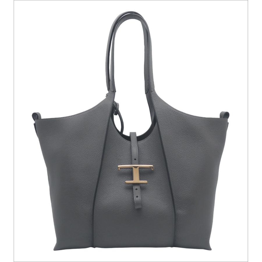 TOD'S トッズ T タイムレス レザー ショッピングバッグ スモール