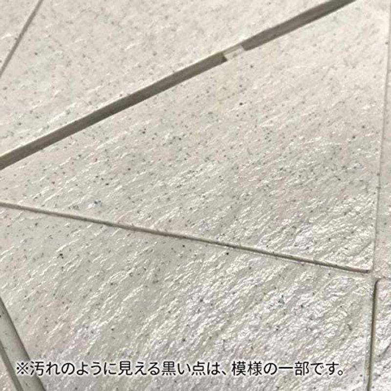 山崎産業　コンドル　石目ユニットＥ　ベランダ　｜　タイル　日本製　ストーングレー　屋上　（90枚セット）　ジョイント　水はけ　マット　連結
