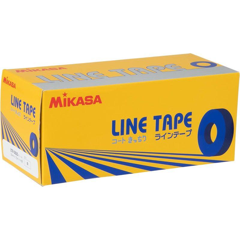 ミカサ(MIKASA) ラインテープ 白 ビニール (伸びるタイプ) 幅50?×25ｍ×4巻入 LTV-5025 W｜sorrisoshop｜07